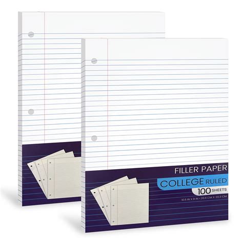 Lined Paper College Ruled Office Depot College Ruled Lined Filler