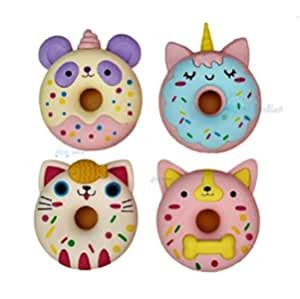 Roly Poly India Donut Shaped Erasers for Kids - School Stationary Kit ...