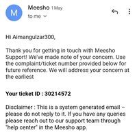 Meesho — Didn't get my refund
