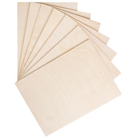 Placaj 10 x A3, 420 x 300 x 6 mm din lemn de mesteacan, ideal pentru ...