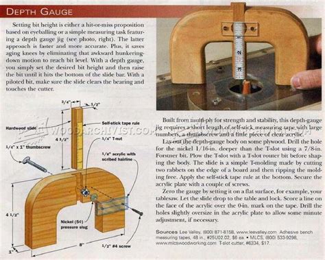 Image result for Setting the Router Depth On a Router Table