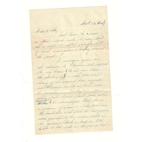 WW2 Era Letter Written by B-17 Navigator Shortly After Being Shot Down. Details in comments. : r ...