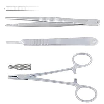 GOLDFINCH Needle Holder. Dissecting Plain Forcep, BP Handle : Amazon.in ...