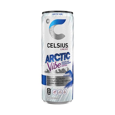Celsius Arctic Vibe 12-12oz Cans - CELAV