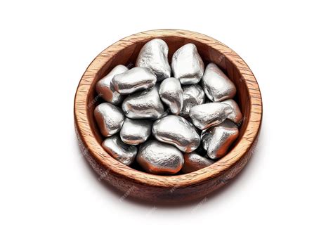 Premium PSD | Silver nuggets