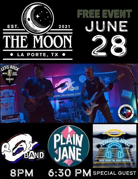 ORAY BAND @ The Moon (Plain Jane - Opening Act)(Acoustic Halo - Special ...