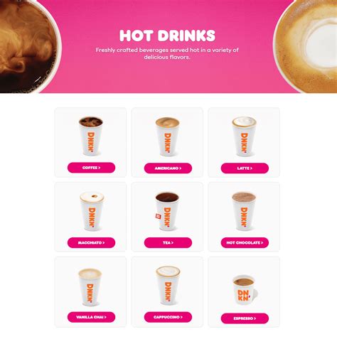 Dunkin' Donuts Menu and Specials