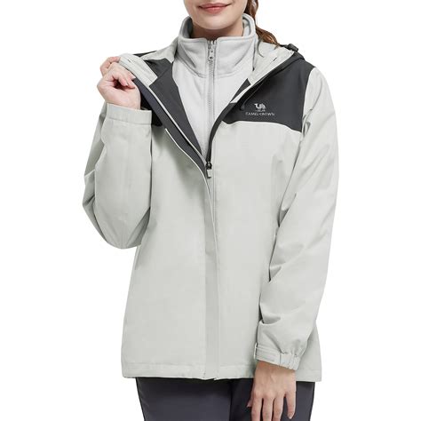 Camel Crown Women's Winter Jacket CAMEL CROWN Women's Ski Jacket 3 In 1 ...