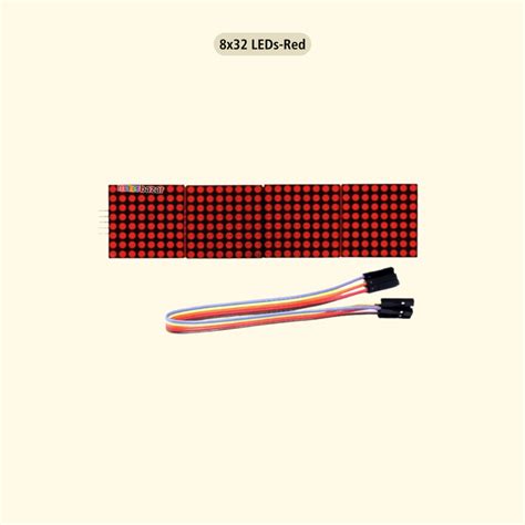 MAX7219 8x32 LED Dot Matrix Display Module