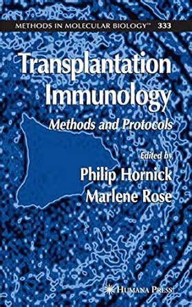 Buy Transplantation Immunology: Methods And Protocols (Hb) Book Online ...