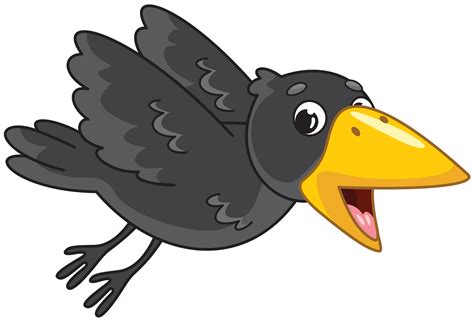 Raven Clip Art, Bird Illustration, Black PNG