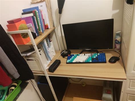 Computer Table with Book Rack Design 的图像结果