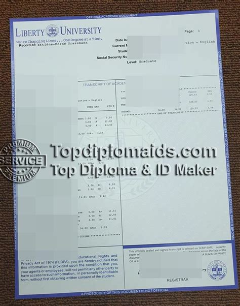 How to get a Liberty University transcript?