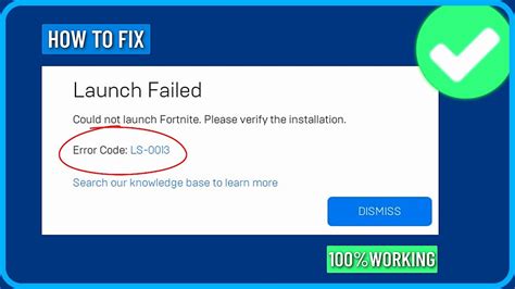Error Code LS 0013 Fortnite Fix 的图像结果