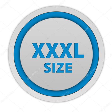 XXXL size circular icon on white background — Stock Photo © iconsmaker #59593085