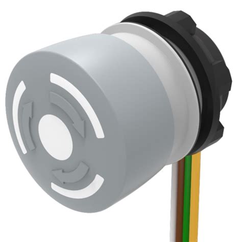 84-6240.0040 EAO | EAO Twist Release Emergency Stop Push Button, Panel ...