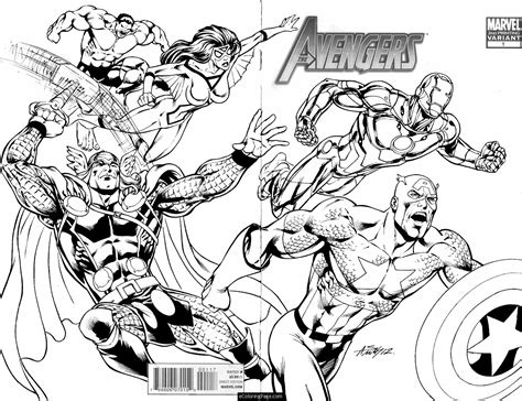 Avengers Coloring Page Printable