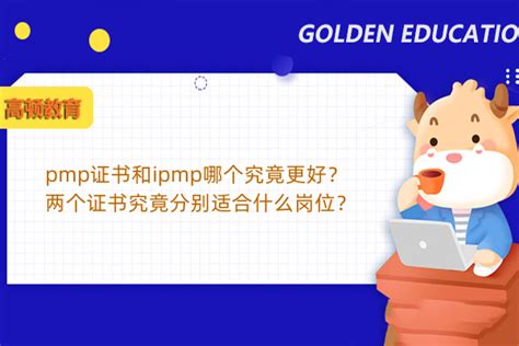 pmp证书和ipmp哪个究竟更好？两个证书究竟分别适合什么岗位？-高顿教育