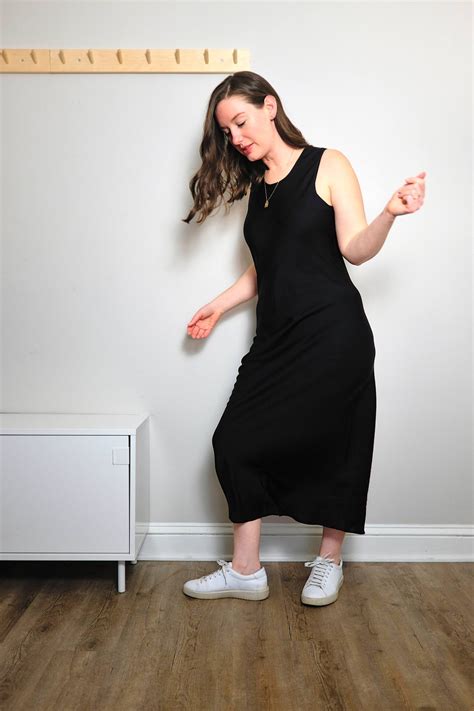 Unsponsored Quince Washable Stretch Silk Tank Midi Dress Review