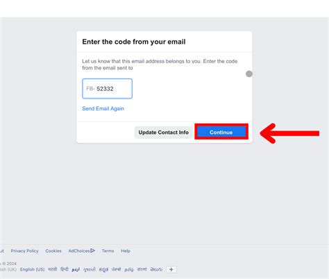 Image result for Facebook Verification Code