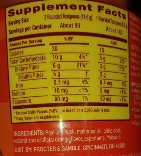 Metamucil Crackers Ingredients at Oscar Corey blog