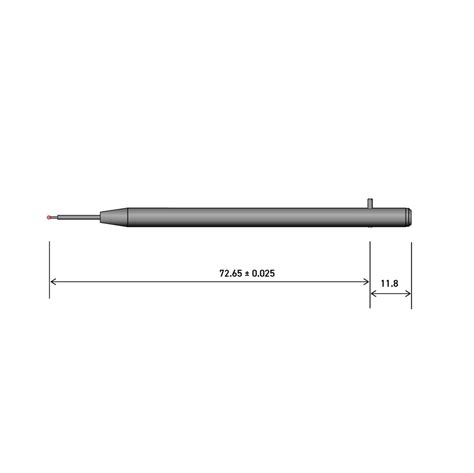 100mm 0.5mm T/Min5 Ball Stylus - AMETEK - India