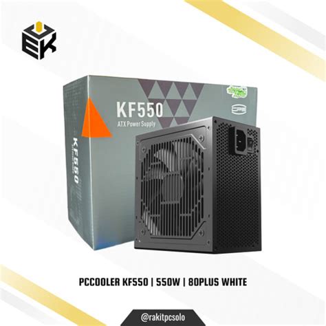 Jual PCCooler KF550 PSU 550W 80+ White Active PFC Flat Cables KF 550 ...