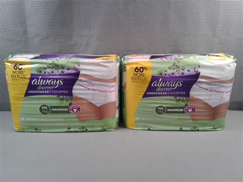 Lot Detail - Always Discreet Incontinence & Postpartum Incontinence ...
