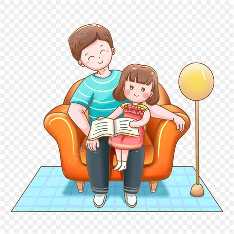 Cute Fathers Day Clipart Transparent PNG Hd, Cute Cartoon Little Fresh ...