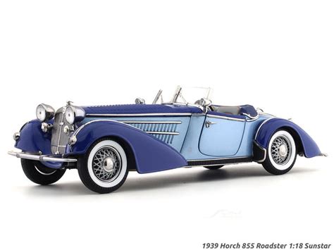 1939 Horch 855 Roadster blue 1:18 Sunstar diecast Scale Model ...