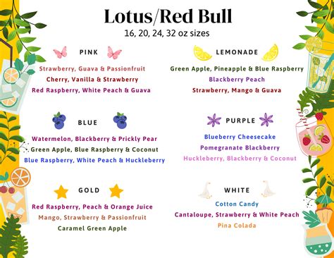 Lotus Drink Recipes