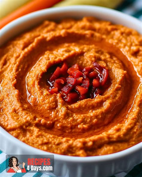 Roasted Red Pepper Hummus