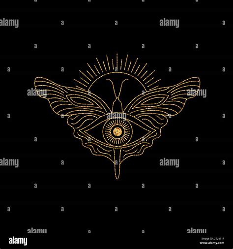 All seeing eye and butterfly Stock Vector Image & Art - Alamy