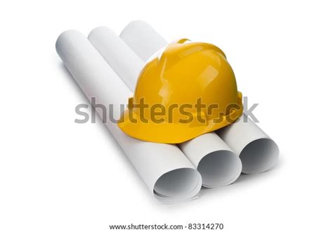 Drawings Hard Hat Isolated On White Stock Photo 83314270 | Shutterstock