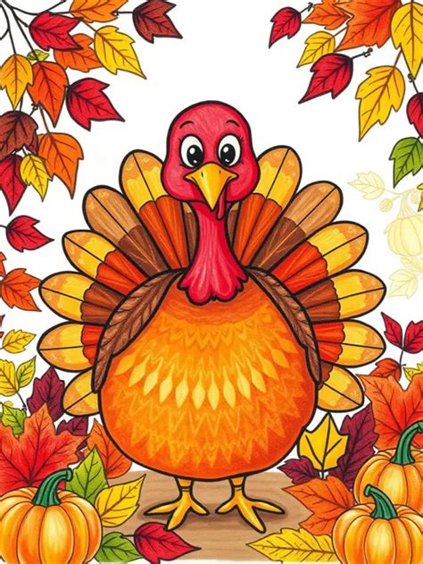 10+ Creative Thanksgiving Turkey Drawing Ideas to Inspire You