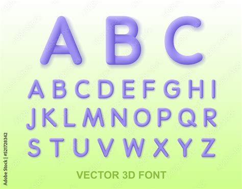 Image result for Script Letters Alphabet 3D