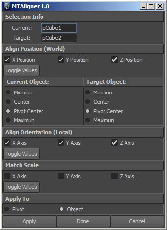 Image result for Align Maya Script