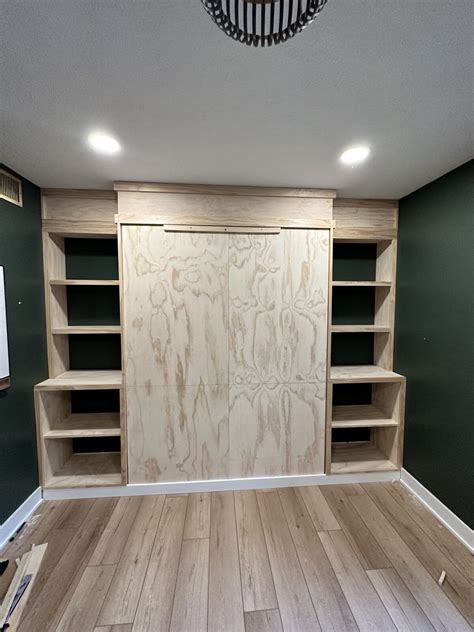 Diy murphy bed with built ins – Artofit