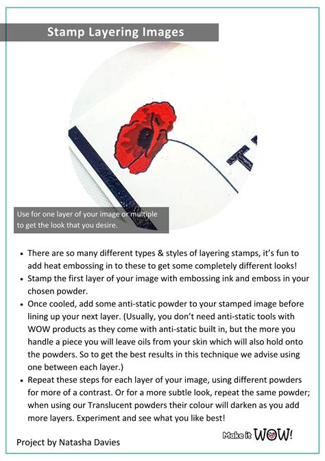 Image result for How to Use Embossing Powder Stamping