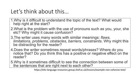 Evaluating language of a text | PPTX