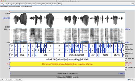 Praat CSV File 的图像结果