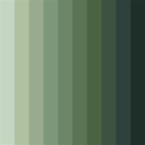 Muted Green Color Palette - ColorDrop