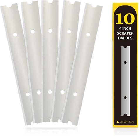 EHDIS 20PCS Replacement Scraper Blades- 4 Inch Scraper Blades, Floor ...