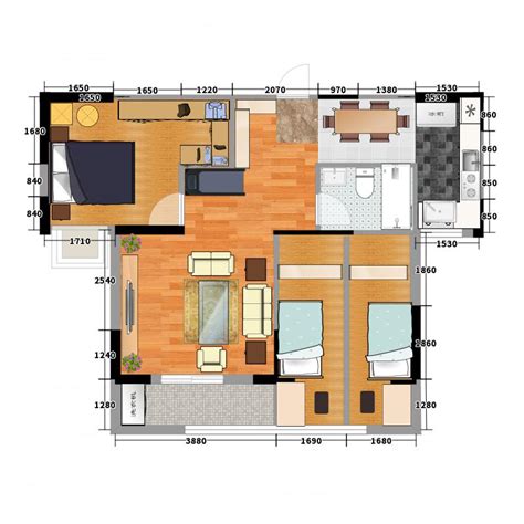 90平米户型图2019-房天下家居装修网