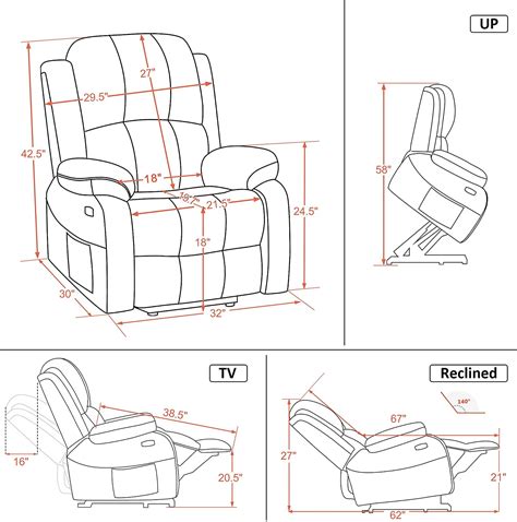 Buy Mcombo Small Sized Electric Power Lift Recliner Chair with Massage ...
