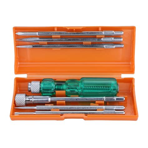 TAPARIA Screw Driver Set with Bulb - 840 (Neon, Silver and Green ...