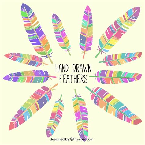 Feder All Ihren Farben-Vektoren – Lade kostenlose, hochwertige Vektoren ...