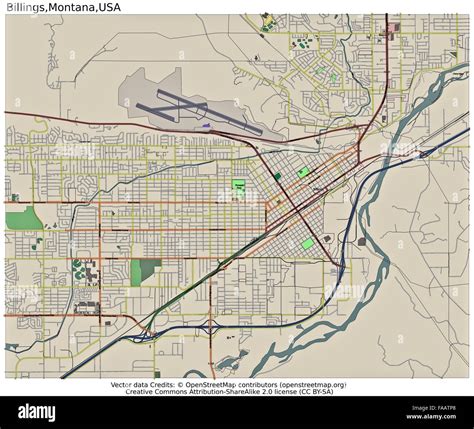 City Of Billings Mt Map