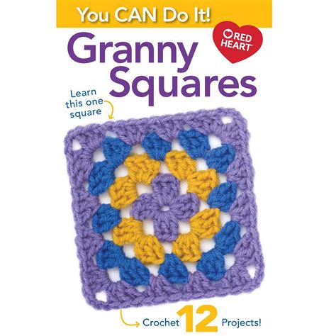 Buy Leisure Arts You Can Do Granny Square Crochet Book, Granny Square ...