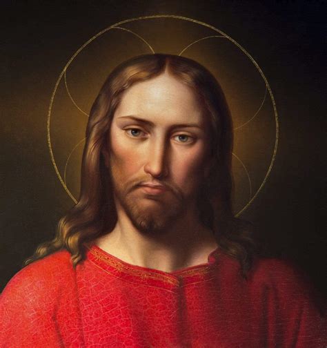 Divine Inspiration: Framed Jesus Christ Portrait – Living Words